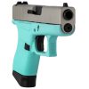 Glock G43 Subcompact Robin’s Egg Blue 9mm 3.39″ Barrel 6-Rounds Fixed Sights - Image 2