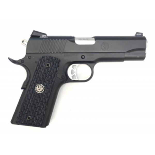 Ruger 6708 SR1911 Night Watchman Commander Pistol .45 ACP 4.25in 7rd Black TALO