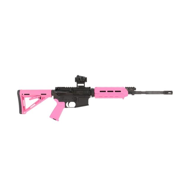 Adams Arms Agency Magpul PINK Edition 5.56 NATO/.223 Rem 16″ Free-Float Piston Driven AR-15 Style Rifle