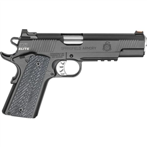 Springfield Armory PI9131E Range Officer Elite Operator .45 ACP 1911 Semi Auto Pistol 5″ Match Grade Barrel 7 Rounds FO Front Sight G10 Grips Black