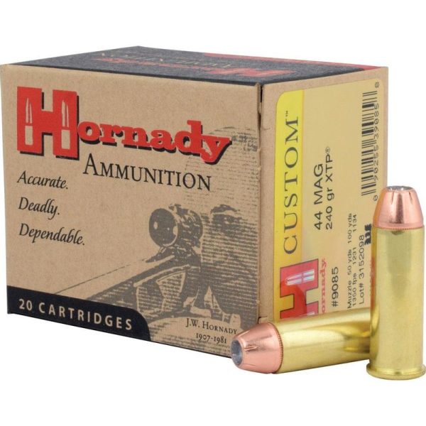 Hornady .44 Rem Mag 240 Grain XTP JHP 20 Round Box