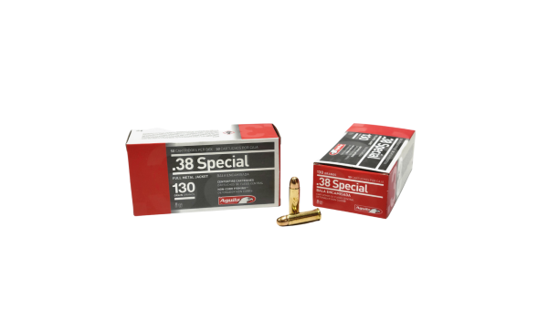 Aguila .38 Special SAME DAY SHIPPING 130 Grain FMJ – 50 Rounds (Box) [NO TAX outside Texas]