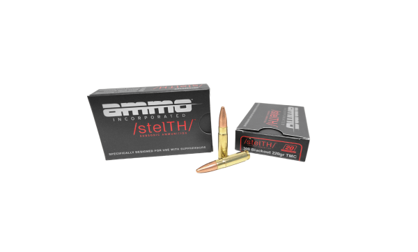 Ammo Inc. .300 Blackout CASE SAME DAY SHIPPING 220 Grain stelTH Subsonic TMC – 200 Rounds (CASE) [NO TAX outside Texas]