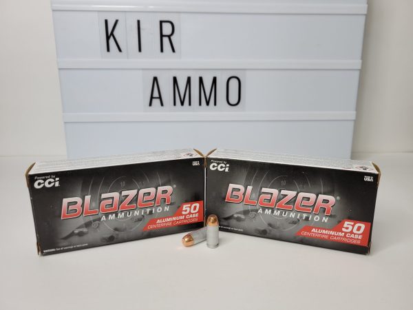 CCI Blazer 40 S&W Ammo 165 Grain CCI3589 FMJ – 50 rounds (Box) [NO TAX outside TX]
