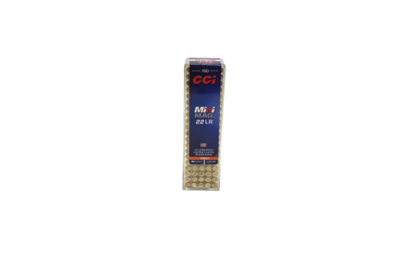 CCI Mini-Mag .22LR SAME DAY SHIPPING 40 Grain Copper Plated Round Nose – 100 Rounds (Box) [NO TAX outside Texas]