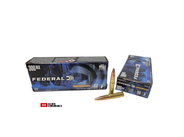 Federal .300 BLK PowerShok SAME DAY SHIPPING 150 Grain JSP – 20 Rounds (Box) [NO TAX outside Texas]