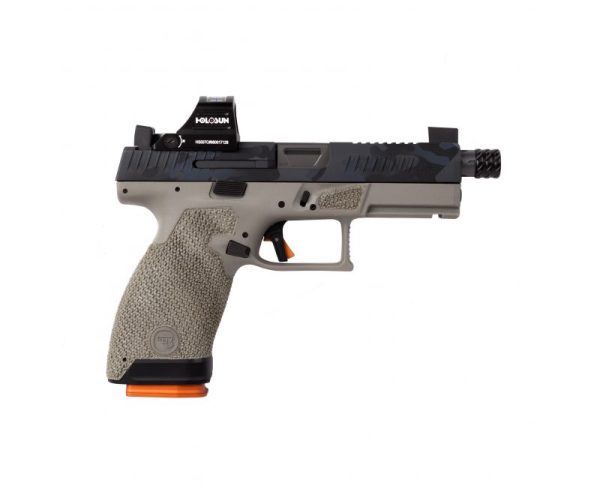 The Gun Co Custom CZ P-10 Compact Type 2 Urban Battle Grey 9mm 4.61″ 15 RD Holosun Reflex Sight