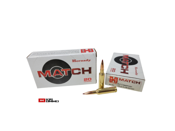 Hornady MATCH 6.5 Creedmoor SAME DAY SHIPPING 120 Grain ELD-M – 20 Rounds (Box) [NO TAX outside Texas]