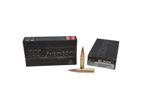 Hornady Black .300 Blackout SAME DAY SHIPPING 208 Grain Subsonic A-MAX – 20 Rounds (Box) [NO TAX outside Texas]