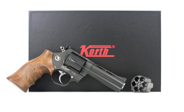 Nighthawk Korth Mongoose .357 Mag / 9mm 4″ Jim Wilson Grip