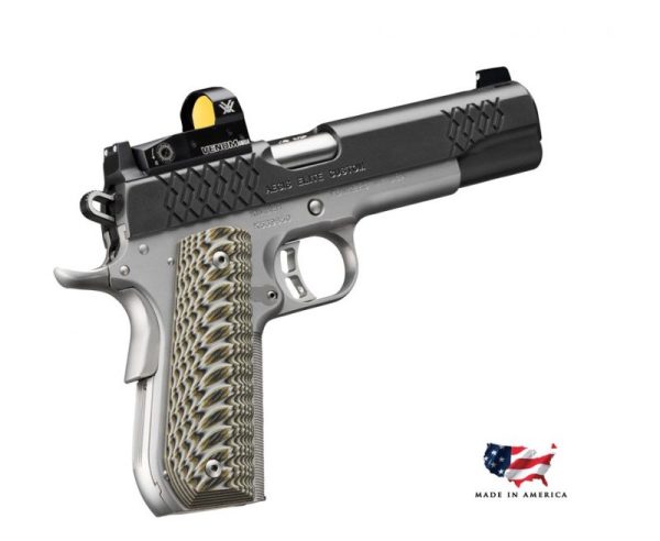 Kimber Aegis Elite Custom Optics Ready Black 9mm 5-inch 8Rds – with Vortex Red Dot
