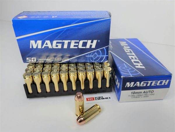 Magtech 10mm Auto SAME DAY SHIPPING 180 grain FMJ – 50 rounds (Box) [NO TAX outside TX]