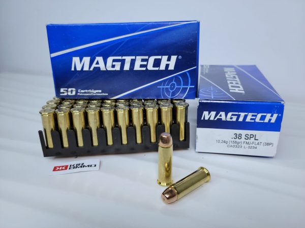 Magtech .38 Special Ammo 158 grain FMJ – 50 rounds (Box) [NO TAX outside TX]