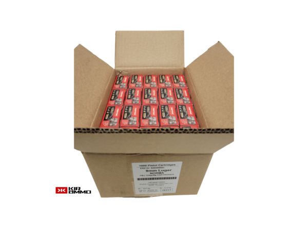 Norma 9mm CASE – SAME DAY SHIPPING 124 Grain FMJ 620340050 – 1000 Rounds (CASE) [NO TAX outside Texas]