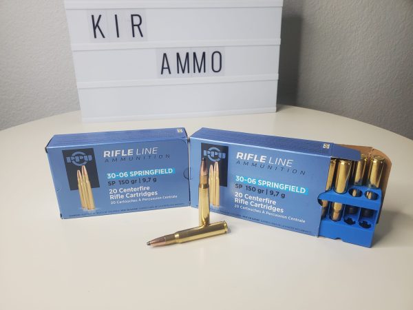 Prvi Partizan 30-06 Springfield Brass SP 150 Grain PP30061 – 20 Rounds (Box) [NO TAX outside TX]