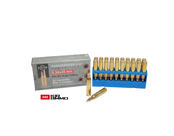 Prvi PPU Rangemaster 5.56x45mm SAME DAY SHIPPING PPRM5561 55 Grain FMJ – 20 Rounds (Box) [NO TAX outside Texas]