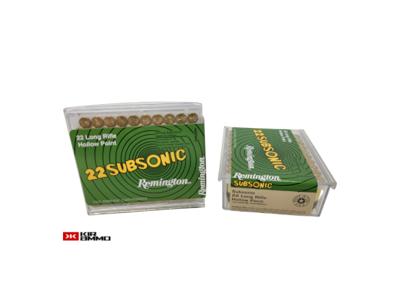 REMINGTON 22LR SUBSONIC HP SAME DAY SHIPPING 38 Grain – 100 Rounds (Box) [NO TAX outside Texas]