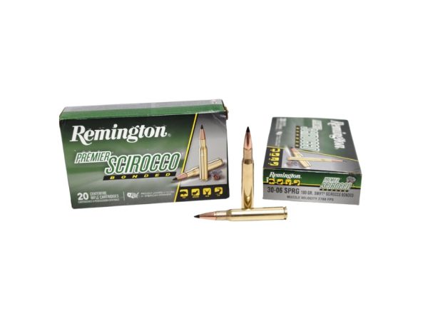 Remington Premier Scirocco .30-06 SAME DAY SHIPPING 180 Grain – 20 Rounds (Box) [NO TAX outside Texas]