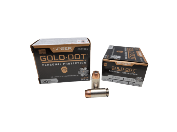 Speer Gold Dot .40 S&W SAME DAY SHIPPING 165 Grain Gold Dot Hollow Point – 20 Rounds (Box) [NO TAX outside Texas]