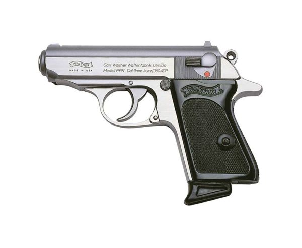 Walther PPK Stainless .380 ACP 3.3″ 6 RD Fixed Sights