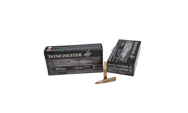 Winchester Super Suppressed .300 Blackout SAME DAY SHIPPING 200 Grain Open Tip – 20 Rounds (Box) [NO TAX outside Texas]