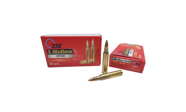 ZSR 5.56X45mm M193 Nato SAME DAY SHIPPING 55 Grain FMJ – 30 Rounds (Box) [NO TAX outside Texas]