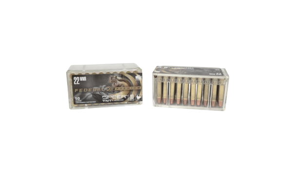Federal Premium .22 Mag SAME DAY SHIPPING 30 Grain Speer TNT JHP – 50 Rounds (Box) [NO TAX outside Texas]