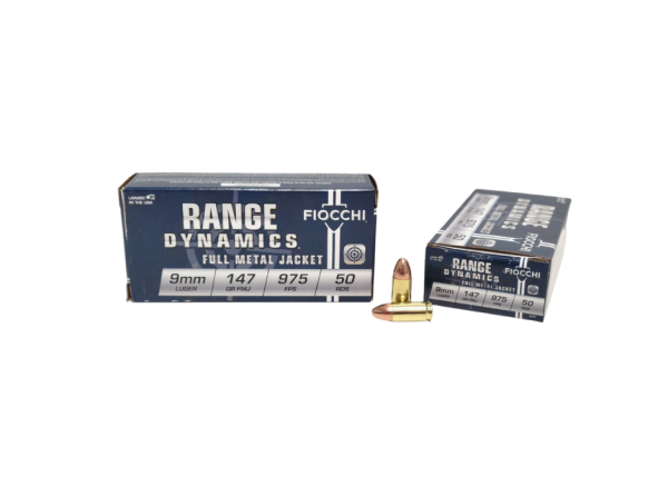 Fiocchi 9mm Luger Subsonic SAME DAY SHIPPING 147 Grain FMJ – 50 Rounds (Box) [NO TAX outside Texas]
