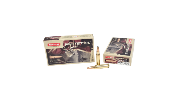 Norma Whitetail .308 Winchester SAME DAY SHIPPING 150 gr 20177382 – 20 Rounds (Box) [NO TAX outside Texas]