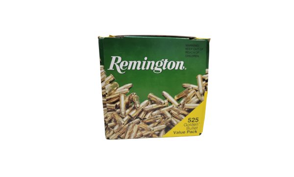 REMINGTON .22LR HP – Golden Bullet SAME DAY SHIPPING Brass Plated – 525 Rounds (Loose value pack) [NO TAX outside Texas]