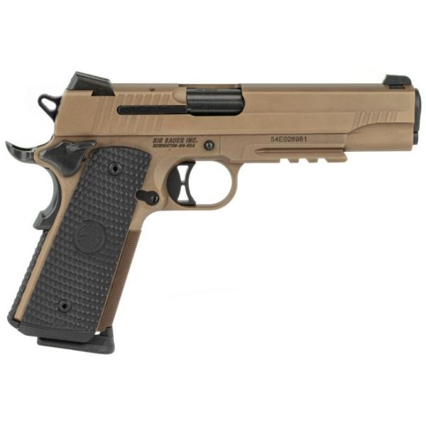 Sig Sauer 1911 Emperor Scorpion Flat Dark Earth .45 ACP 5-inch 8Rds Siglite Night Sights