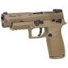 Sig Sauer P320F M17 Coyote Tan 9mm 4.7″ Barrel 17-Rounds SIGLITE Front Sights 1 Magazine - Image 2